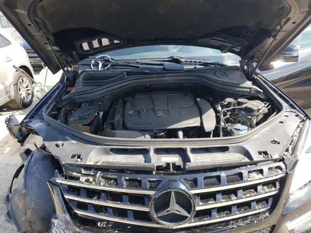 4JGDA5HB9EA382804 - 2014 MERCEDES-BENZ ML 350 4MATIC BLACK photo 11