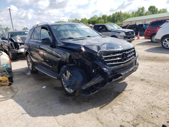 4JGDA5HB9EA382804 - 2014 MERCEDES-BENZ ML 350 4MATIC BLACK photo 4