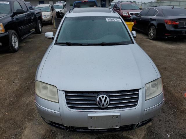 WVWVD63B03E011758 - 2003 VOLKSWAGEN PASSAT GLS SILVER photo 5