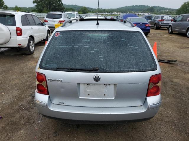 WVWVD63B03E011758 - 2003 VOLKSWAGEN PASSAT GLS SILVER photo 6