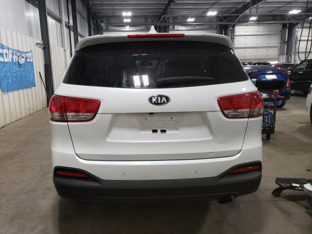 5XYPGDA32HG259217 - 2017 KIA SORENTO LX WHITE photo 6