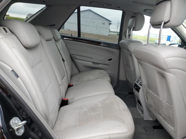 4JGBB8GB6BA708867 - 2011 MERCEDES-BENZ ML 350 4MATIC BLACK photo 10