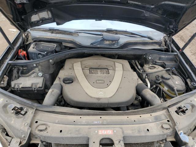 4JGBB8GB6BA708867 - 2011 MERCEDES-BENZ ML 350 4MATIC BLACK photo 11
