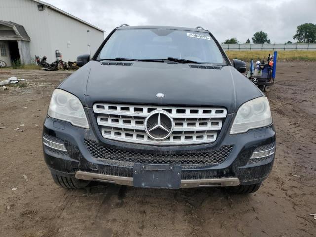 4JGBB8GB6BA708867 - 2011 MERCEDES-BENZ ML 350 4MATIC BLACK photo 5