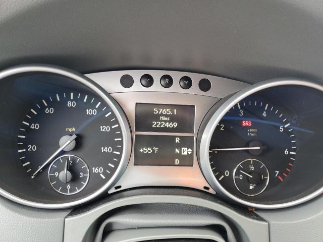 4JGBB8GB6BA708867 - 2011 MERCEDES-BENZ ML 350 4MATIC BLACK photo 9