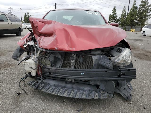 3N1AB7AP8FL666718 - 2015 NISSAN SENTRA S RED photo 5