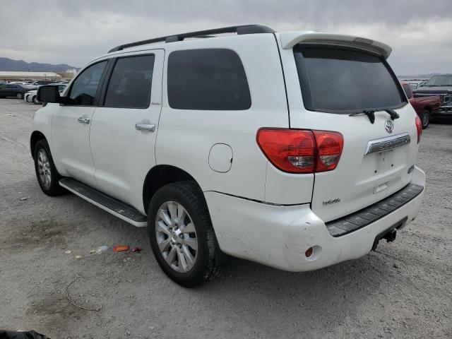 5TDYY5G15AS023893 - 2010 TOYOTA SEQUOIA PLATINUM WHITE photo 2