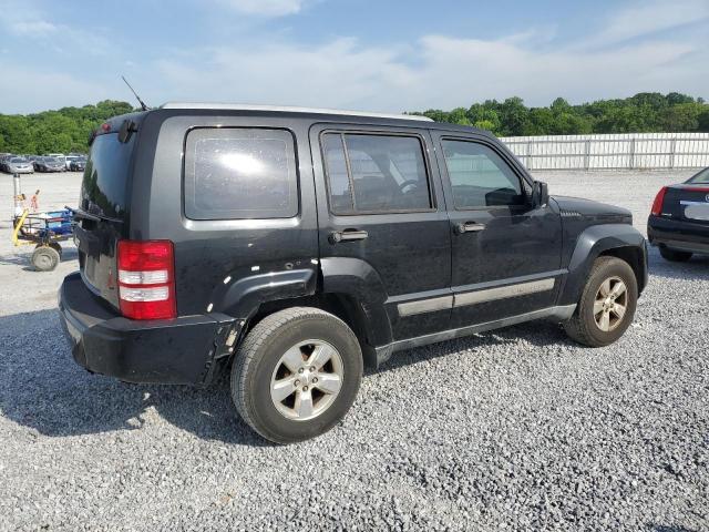 1C4PJMAK5CW136550 - 2012 JEEP LIBERTY SPORT BLACK photo 3