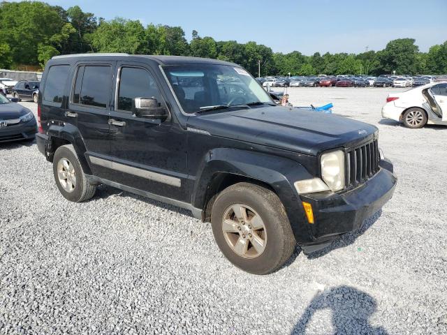1C4PJMAK5CW136550 - 2012 JEEP LIBERTY SPORT BLACK photo 4