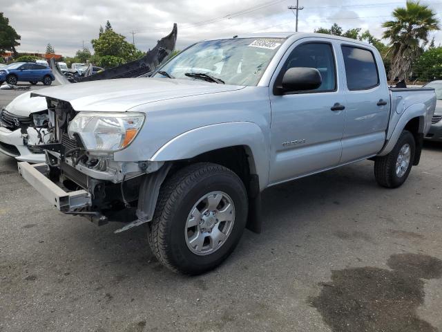 5TFJU4GNXDX044876 - 2013 TOYOTA TACOMA DOUBLE CAB PRERUNNER SILVER photo 1