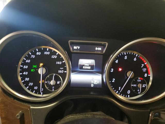 4JGDA5HB9FA590277 - 2015 MERCEDES-BENZ ML 350 4MATIC BLACK photo 9