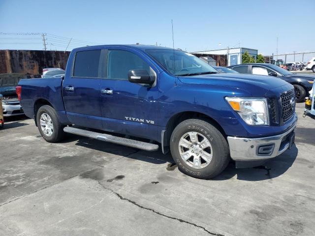 1N6AA1E69KN502173 - 2019 NISSAN TITAN PLATINUM RESERVE BLUE photo 4