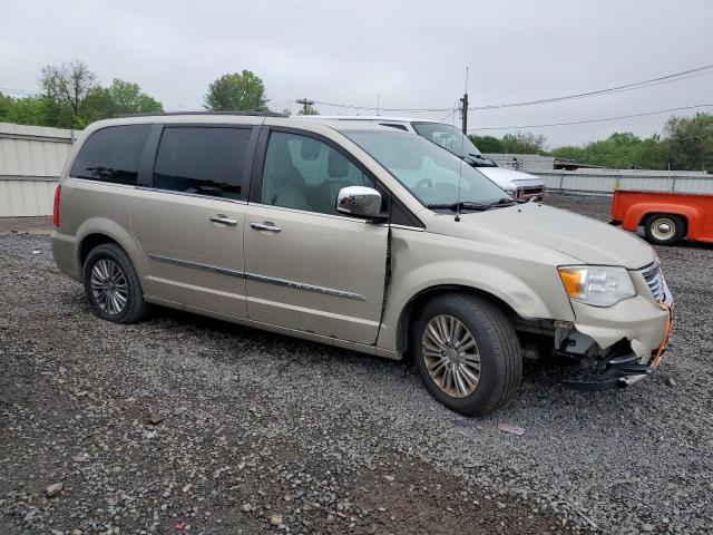 2C4RC1CG6ER143755 - 2014 CHRYSLER TOWN & COU TOURING L CREAM photo 4