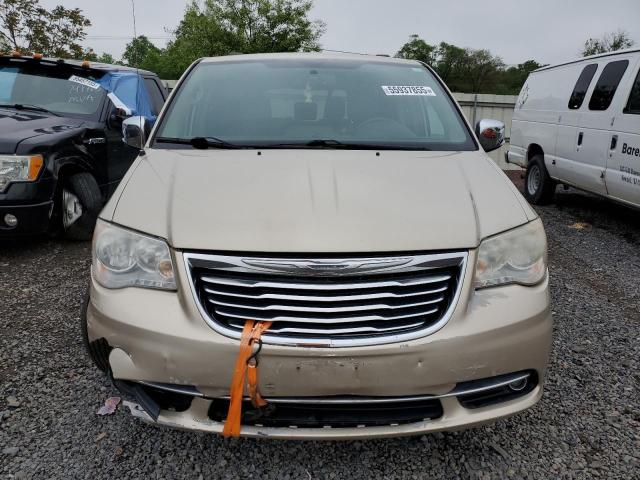 2C4RC1CG6ER143755 - 2014 CHRYSLER TOWN & COU TOURING L CREAM photo 5
