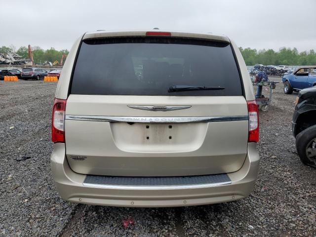 2C4RC1CG6ER143755 - 2014 CHRYSLER TOWN & COU TOURING L CREAM photo 6