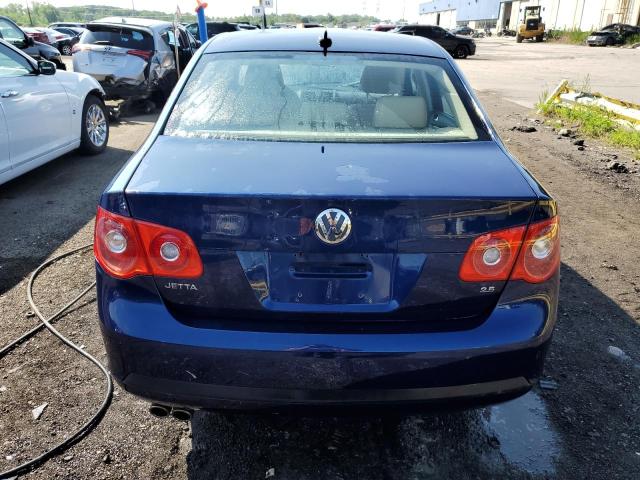 3VWRF71K47M010923 - 2007 VOLKSWAGEN JETTA 2.5 OPTION PACKAGE 1 BLUE photo 6