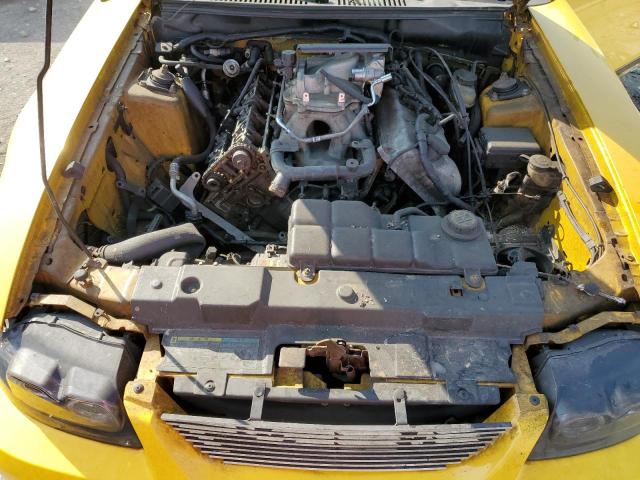 1FAFP42R14F148160 - 2004 FORD MUSTANG MACH I YELLOW photo 11