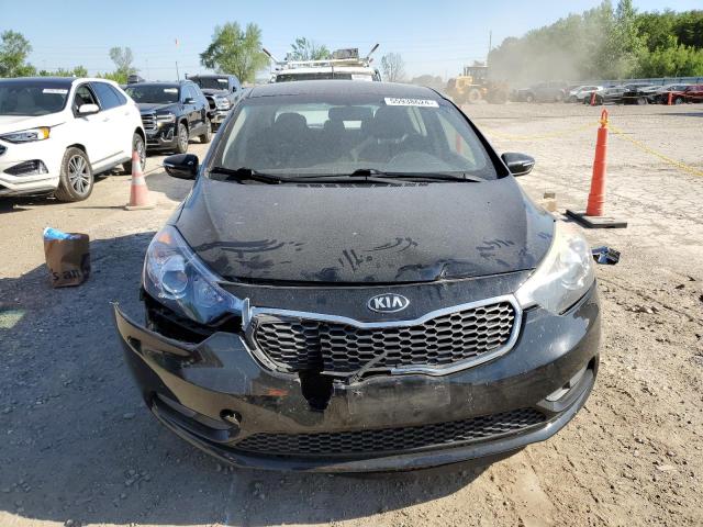 KNAFX5A84G5626443 - 2016 KIA FORTE EX BLACK photo 5