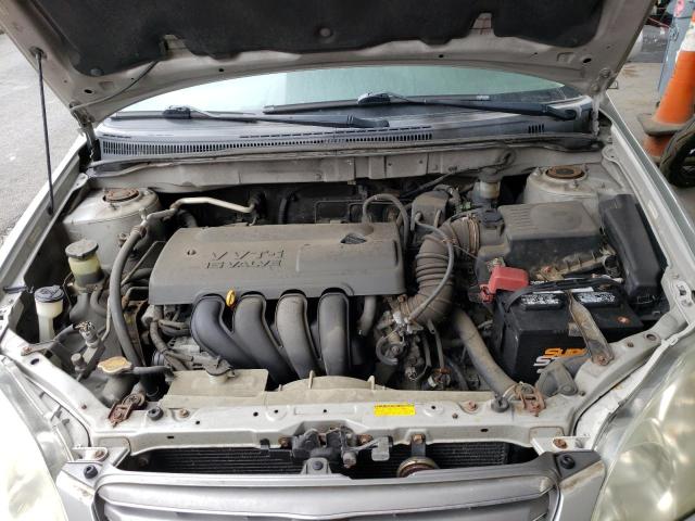 JTDBR32E030008743 - 2003 TOYOTA COROLLA CE SILVER photo 11