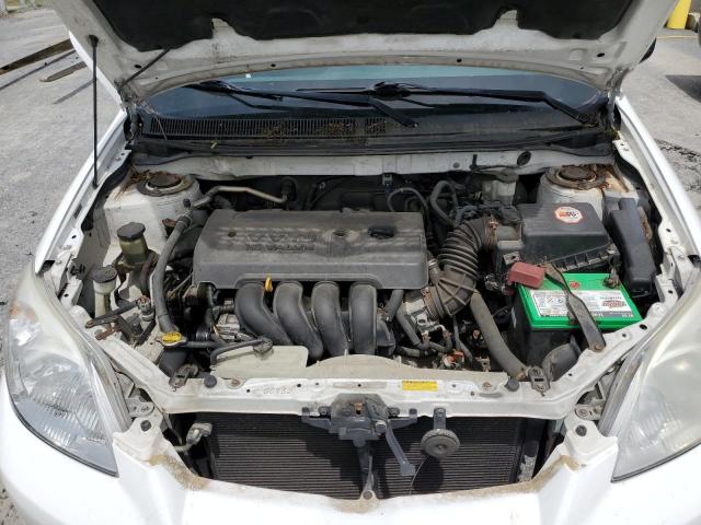 2T1KR32EX6C601035 - 2006 TOYOTA COROLLA MA XR WHITE photo 11