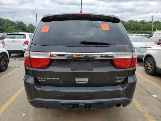 1D4RE4GG0BC695328 - 2011 DODGE DURANGO CREW GRAY photo 6