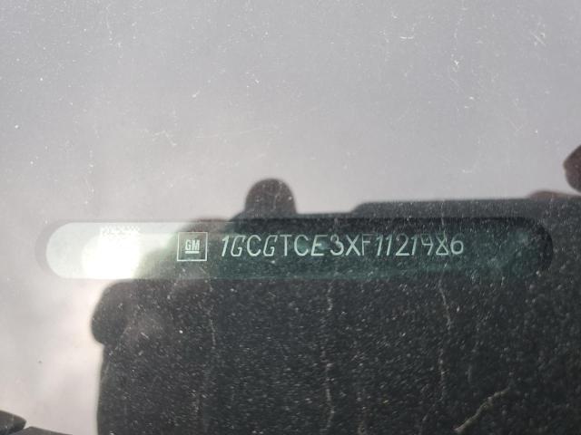 1GCGTCE3XF1121986 - 2015 CHEVROLET COLORADO Z71 BLACK photo 12