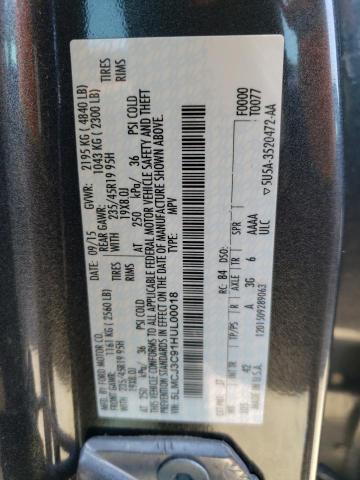 5LMCJ3C91HUL00018 - 2017 LINCOLN MKC RESERVE GRAY photo 13