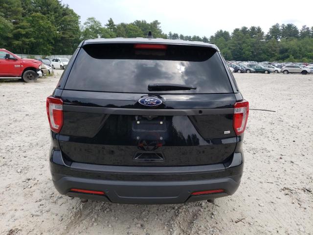 1FM5K8AR0JGC45719 - 2018 FORD EXPLORER POLICE INTERCEPTOR BLACK photo 6