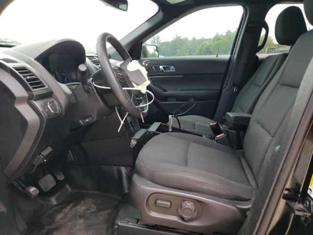 1FM5K8AR0JGC45719 - 2018 FORD EXPLORER POLICE INTERCEPTOR BLACK photo 7