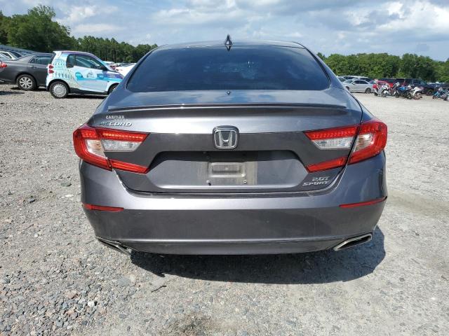 1HGCV2F37LA021505 - 2020 HONDA ACCORD SPORT GRAY photo 6