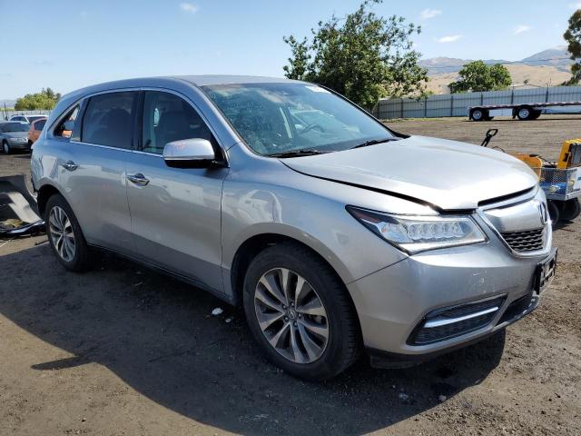 5FRYD4H46GB015604 - 2016 ACURA MDX TECHNOLOGY SILVER photo 4