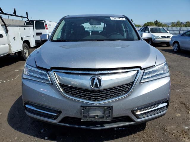 5FRYD4H46GB015604 - 2016 ACURA MDX TECHNOLOGY SILVER photo 5