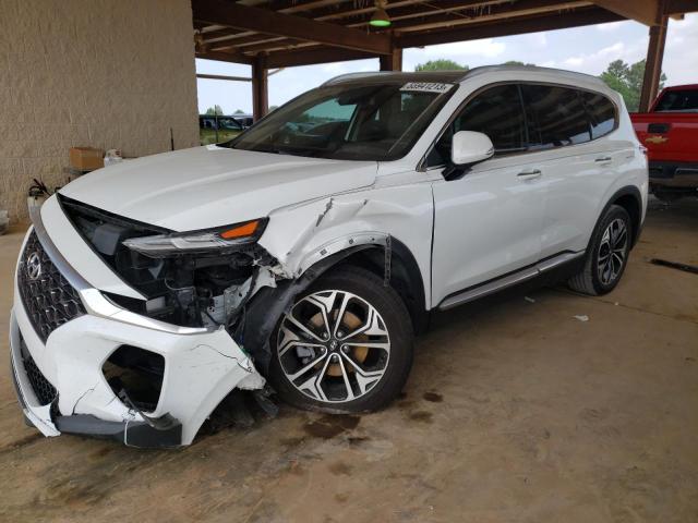 5NMS53AA2KH052350 - 2019 HYUNDAI SANTA FE LIMITED WHITE photo 1