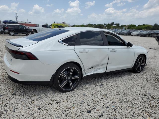 1HGCY2F50RA049969 - 2024 HONDA ACCORD HYBRID SPORT WHITE photo 3