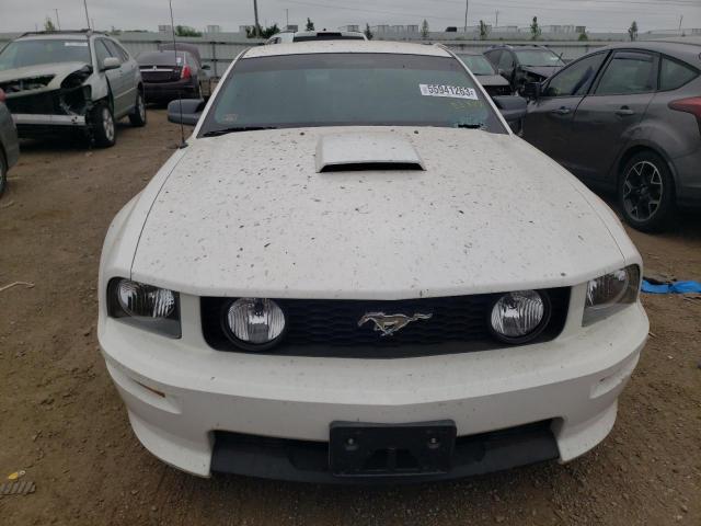 1ZVHT82H385150773 - 2008 FORD MUSTANG GT WHITE photo 5