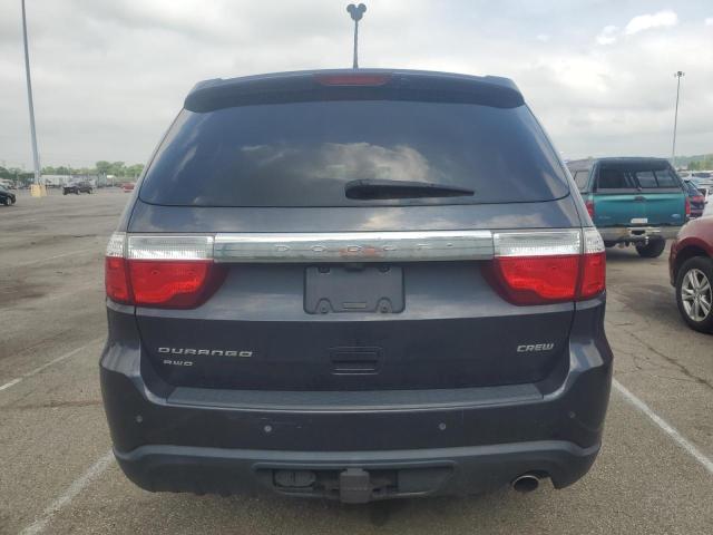 1C4RDJDG2DC654270 - 2013 DODGE DURANGO CREW CHARCOAL photo 6