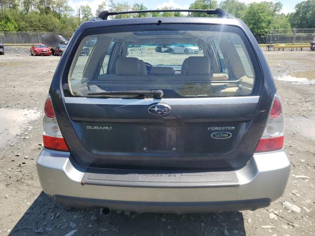 JF1SG67668H701212 - 2008 SUBARU FORESTER 2.5X LL BEAN BLUE photo 6