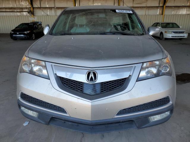 2HNYD2H71AH528545 - 2010 ACURA MDX ADVANCE SILVER photo 5