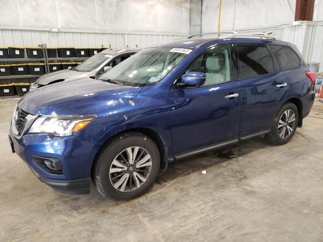 5N1DR2MM9HC651746 - 2017 NISSAN PATHFINDER S BLUE photo 1
