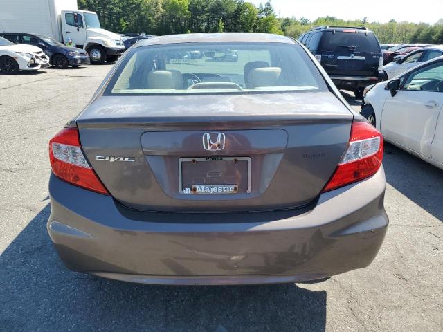 2HGFB2F80CH549115 - 2012 HONDA CIVIC EX BROWN photo 6