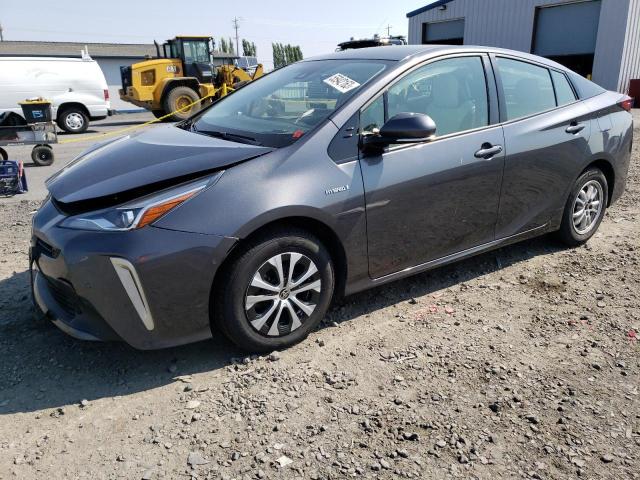 JTDL9RFU6L3018748 - 2020 TOYOTA PRIUS LE GRAY photo 1