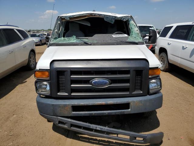 1FTNE14L29DA46436 - 2009 FORD ECONOLINE E150 VAN WHITE photo 5