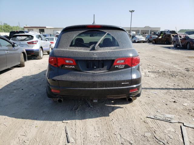 5J8TB18508A018292 - 2008 ACURA RDX TECHNOLOGY BLACK photo 6