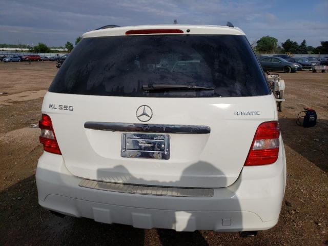 4JGBB72E88A383501 - 2008 MERCEDES-BENZ ML 550 WHITE photo 6