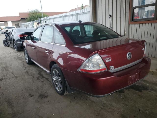 1MEHM43W78G603656 - 2008 MERCURY SABLE PREMIER BURGUNDY photo 2