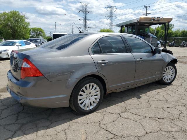 3FADP0L37AR394011 - 2010 FORD FUSION HYBRID GRAY photo 3