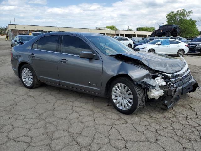 3FADP0L37AR394011 - 2010 FORD FUSION HYBRID GRAY photo 4