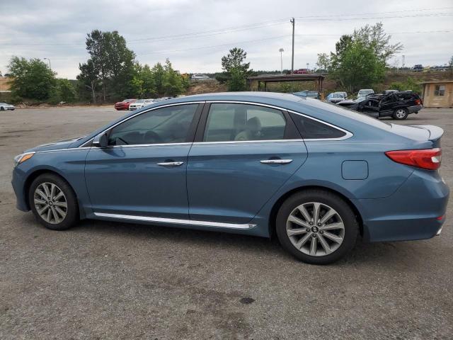 5NPE34AF5HH566211 - 2017 HYUNDAI SONATA SPORT BLUE photo 2