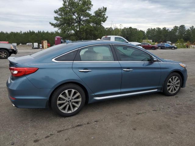5NPE34AF5HH566211 - 2017 HYUNDAI SONATA SPORT BLUE photo 3