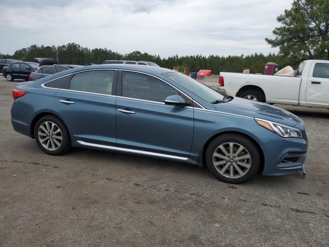 5NPE34AF5HH566211 - 2017 HYUNDAI SONATA SPORT BLUE photo 4